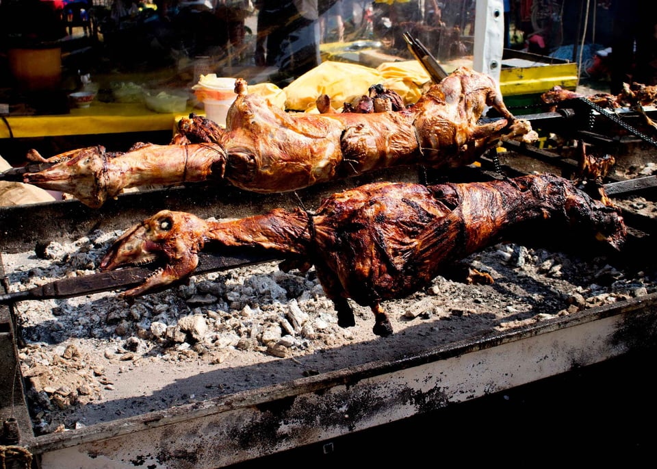 Traditional Moroccan Mechoui Roasted Lamb